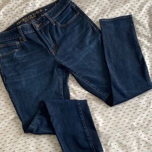 American Eagle Outfitters Men's Deep Indigo Skinny Jeans